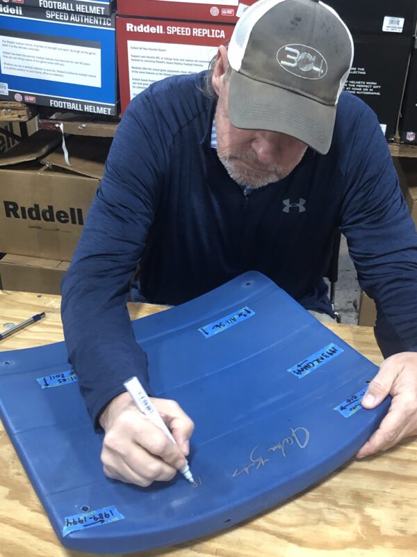 John Kruk Autographed Veterans Stadium "Stat" Seat Bottom - Image 2