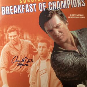 Christopher McDonald Autographed 11x14 Breakfast of Champions Photo with Inscription