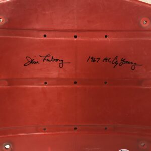 Jim Lonborg Autographed Fenway Park Seat Bottom with Inscription