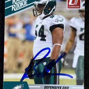 Brandon Graham Autographed 2010 Donruss Rated Rookie Trading Card