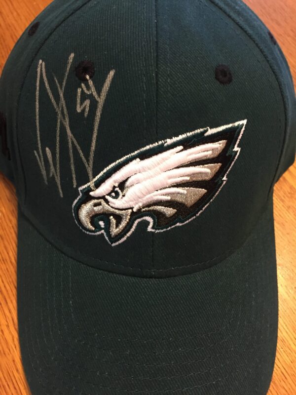 Jeremiah Trotter Sr Autographed Philadelphia Eagles Ball Cap