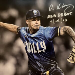 Orion Kerkering Autographed Philadelphia Phillies 8x10 Photo