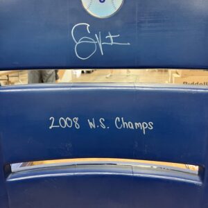 Shane Victorino Autographed #8 Citizens Bank Park Stadium Seat Back with Inscription