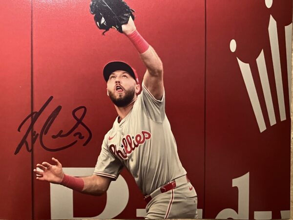 Kody Clemens Autographed 8x10 Photo (Philadelphia Phillies) Close up