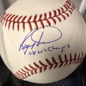 Ryan Howard Autographed Baseball with Inscription