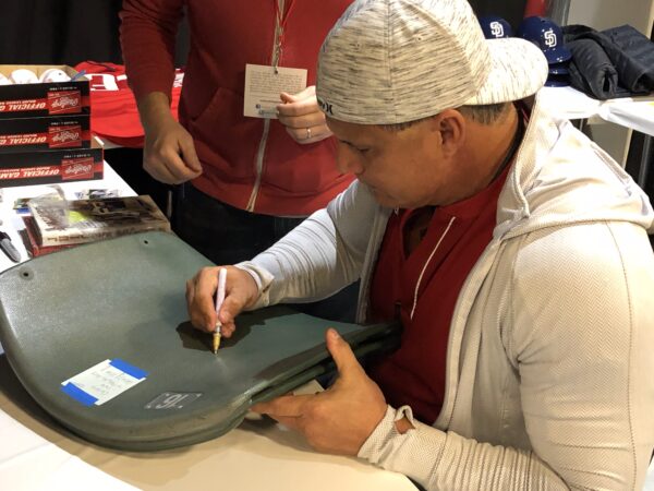 Jose Canseco Autographed Oakland Coliseum Seat Back with Inscription - Image 3