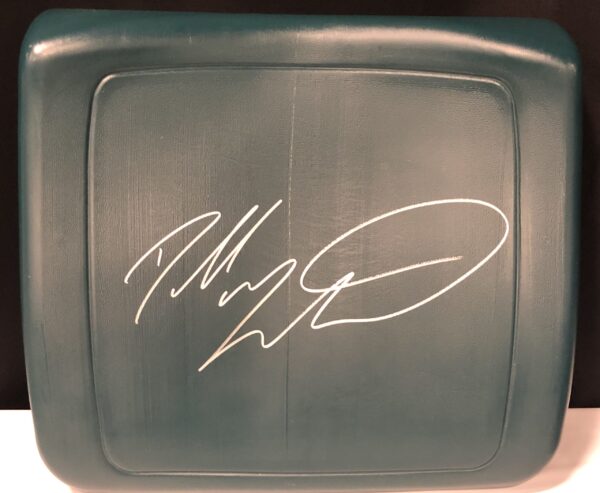 Dallas Goedert Autographed Lincoln Financial Field Stadium Seat Bottom