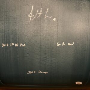 Fletcher Cox Autographed Lincoln Financial Field Seat Bottom with Inscriptions