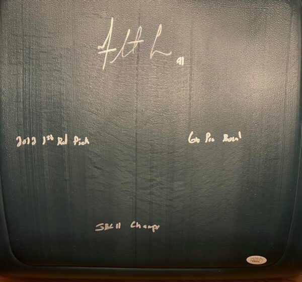 Fletcher Cox Autographed Lincoln Financial Field Seat Bottom with Inscriptions
