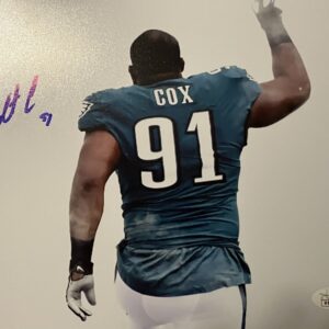 Fletcher Cox Autographed Philadelphia Eagles 8x10 Photo