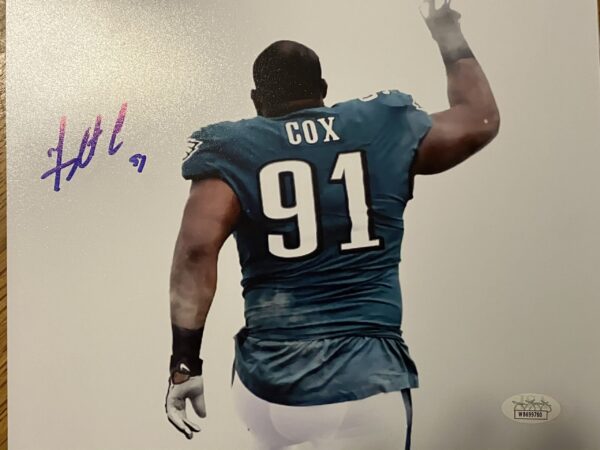 Fletcher Cox Autographed Philadelphia Eagles 8x10 Photo