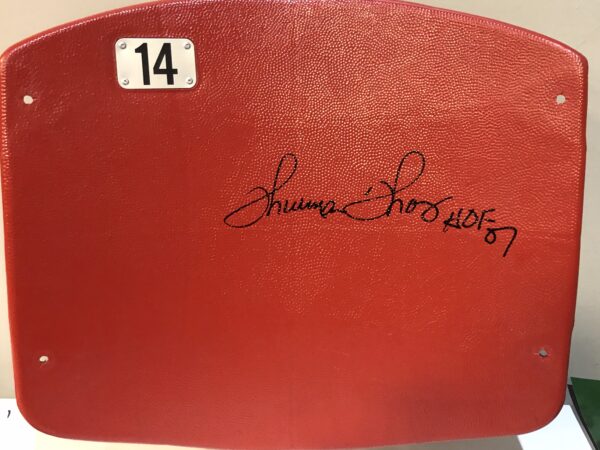 Thurman Thomas Autographed Rich Stadium Seat Back with Inscription