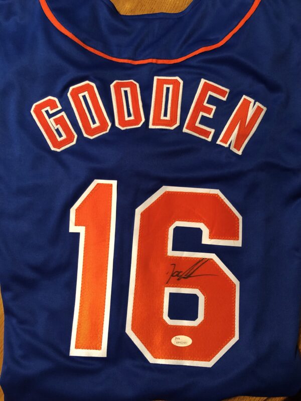Doc Gooden Autographed NY Mets Custom Jersey