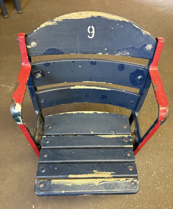 Fenway Park #9 Authentic Wood Stadium Seat - Image 3