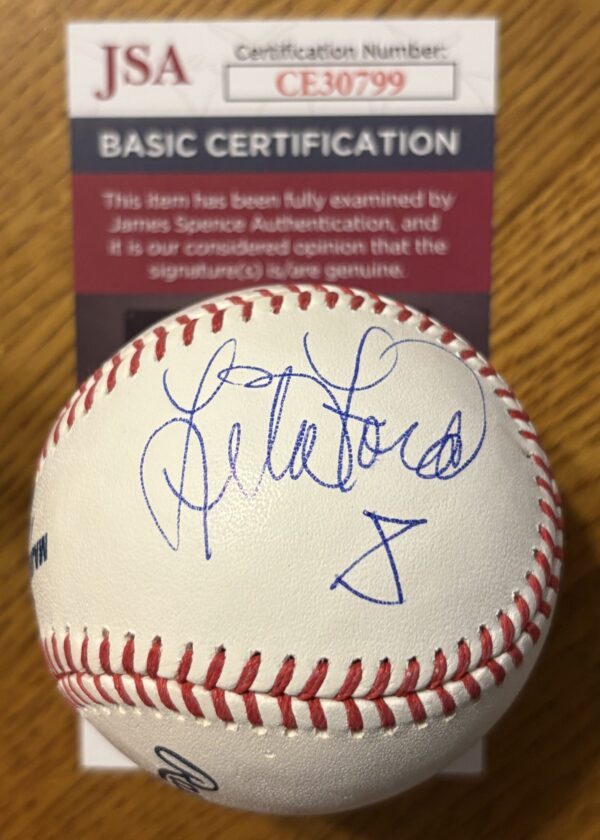 Lita Ford Autographed Rawlings Official Major League Baseball with Inscription