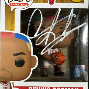 Dennis Rodman Autographed Chicago Bulls Funko Pop