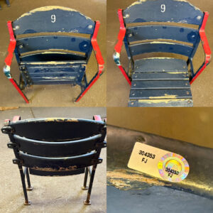 Fenway Park #9 Authentic Wood Stadium Seat