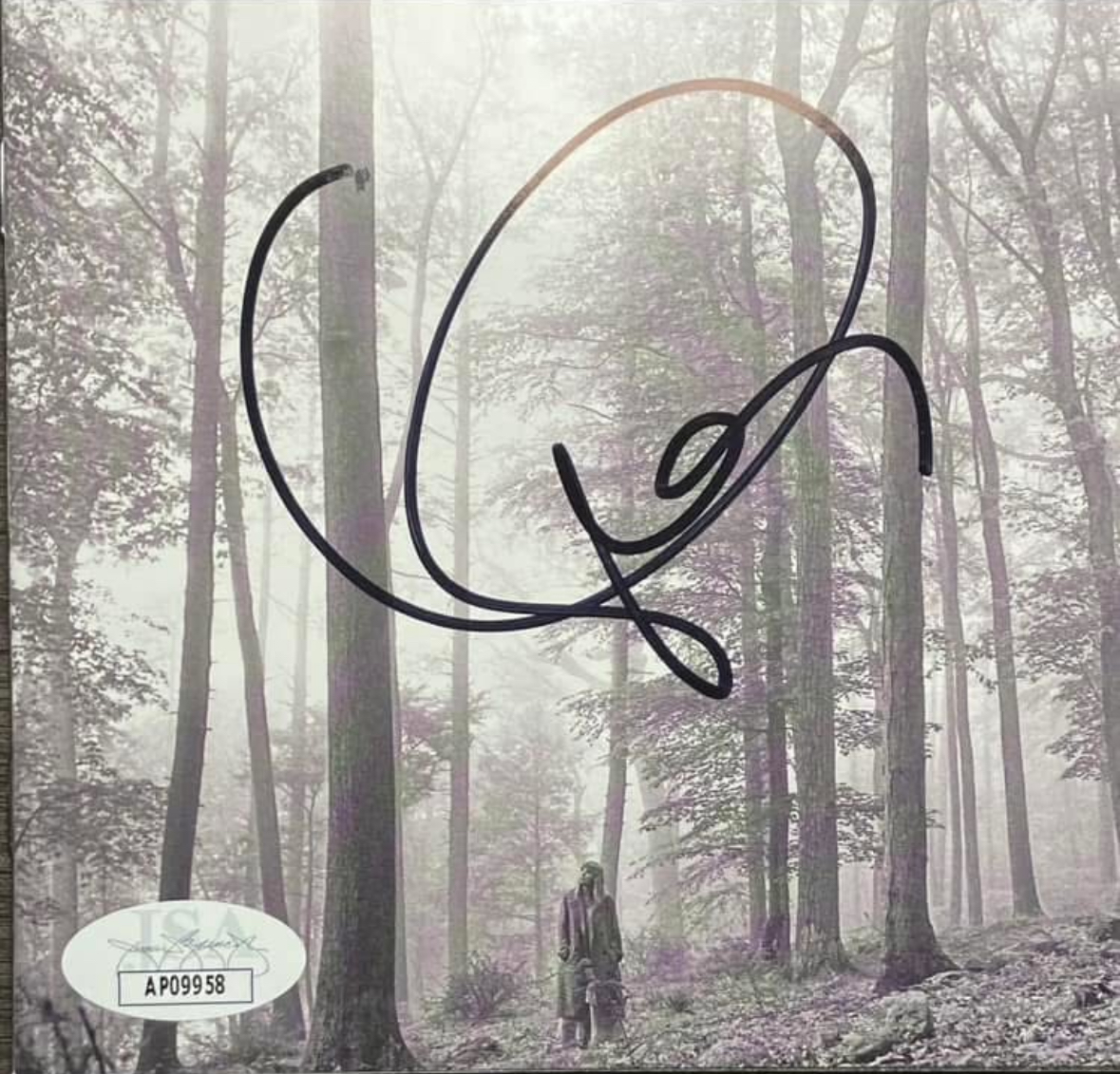 Taylor Swift Autographed "Folklore" CD Booklet and CD