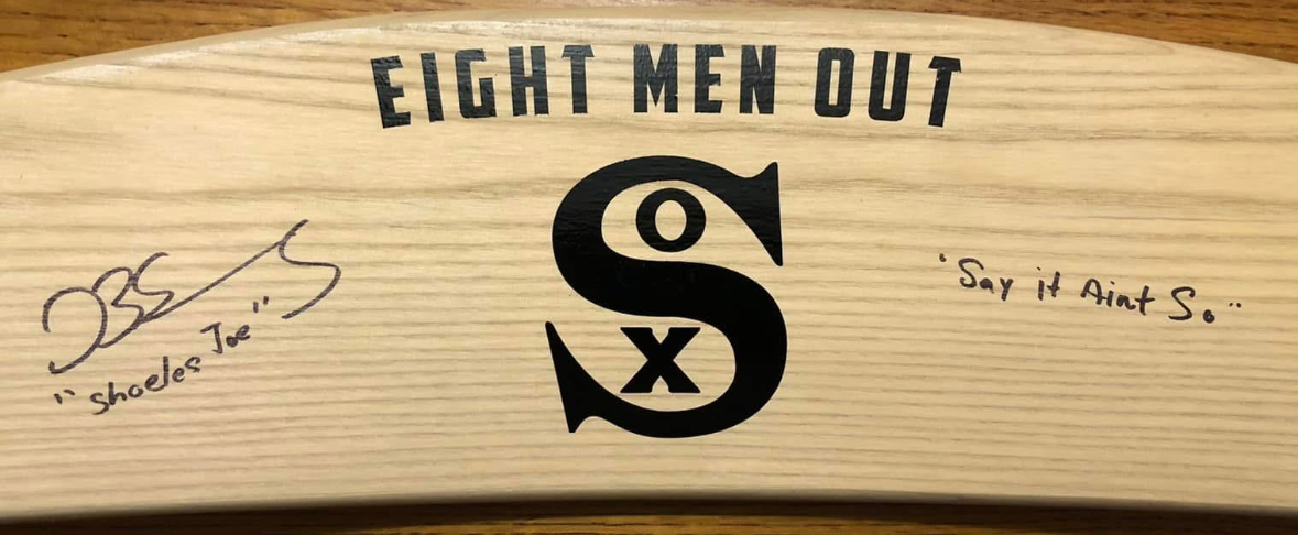 DB Sweeney Autographed "Eight Men Out" Custom Wooden Seat Panel with Inscriptions