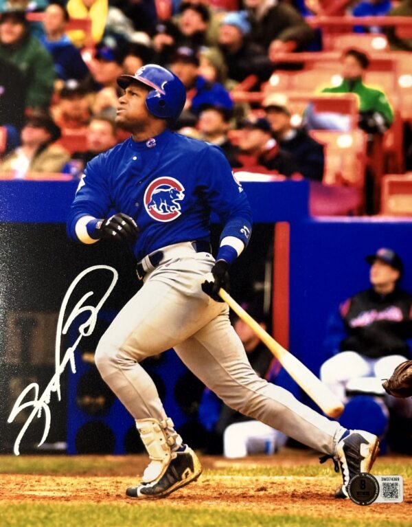 Sammy Sosa Autographed 8x10 Photo