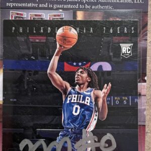 Tyrese Maxey Autographed 2020/21 Panini Chronicles Rookie