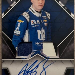 Alex Bowman Autographed 2019 Panini Victory Lane Auto/Relic Card