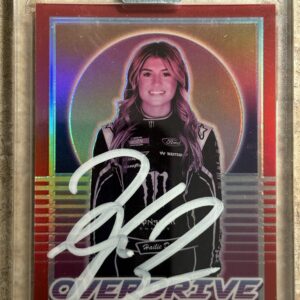 Hailie Deegan Autographed 2022 Panini Racing Red Holofoil 31/99