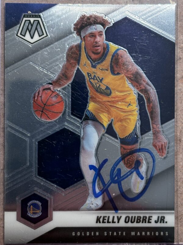 Kelly Oubre Autographed 2020/21 Panini Mosaic