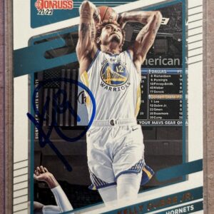 Kelly Oubre Autographed 2021/22 Donruss Basketball Card