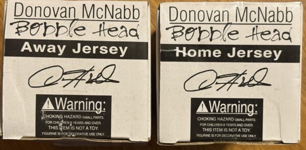 Donovan McNabb 2001 McDonald's Bobblehead (Home/Away) Set - Image 2