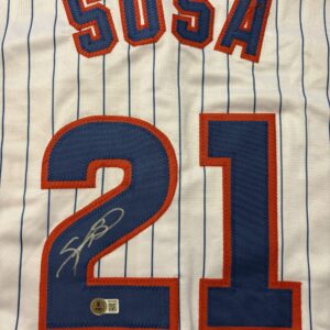 Sammy Sosa Autographed Chicago Cubs Custom Jersey