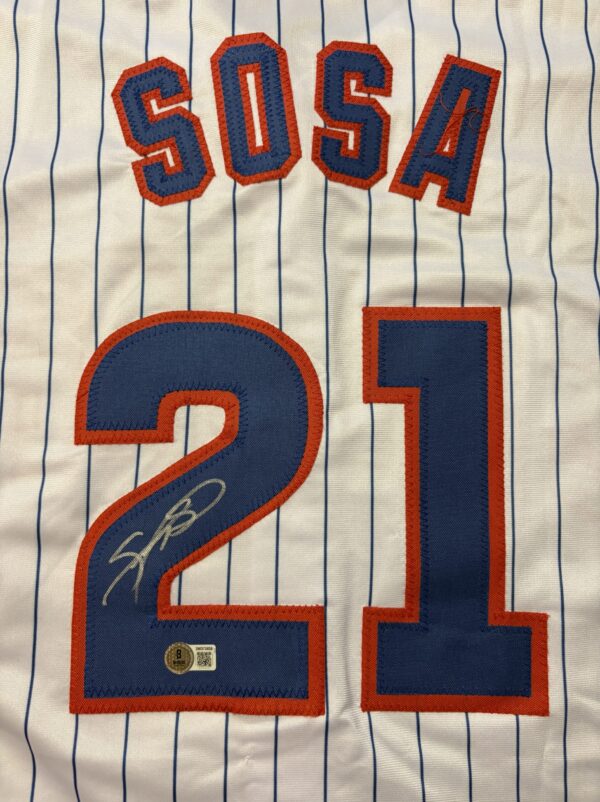Sammy Sosa Autographed Chicago Cubs Custom Jersey