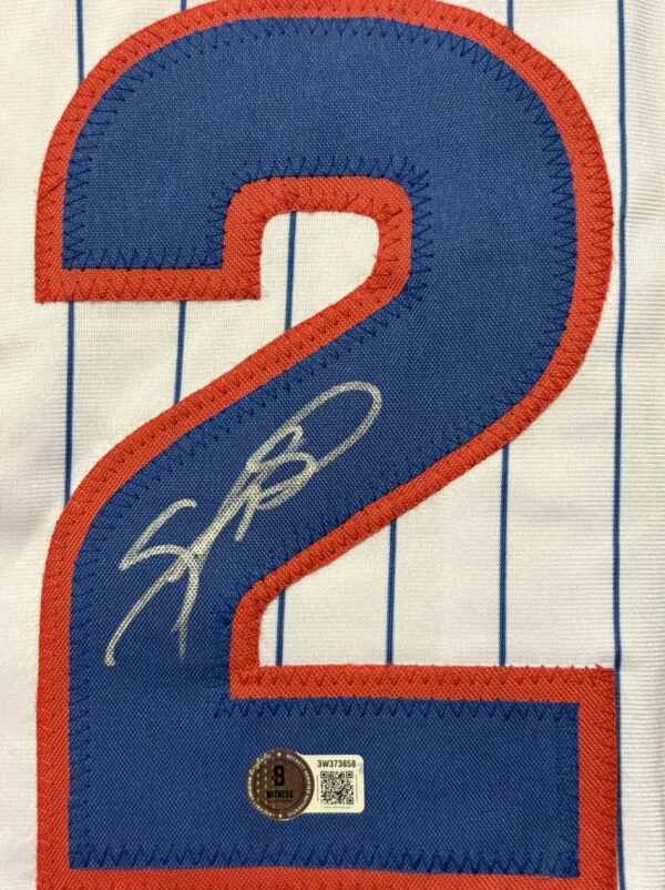 Sammy Sosa Autographed Chicago Cubs Custom Jersey - Image 2