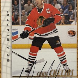Chris Chelios Autographed 1998 Be A Player