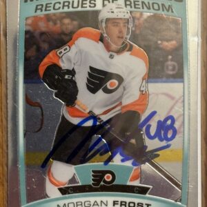 Morgan Frost Autographed 2019/20 O-Pee-Chee Marquis Rookies