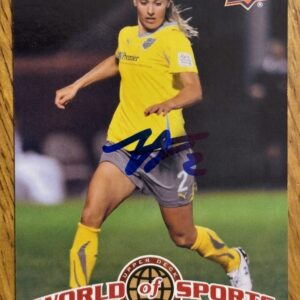 Heather Mitts Autographed 2010 Upper Deck World of Sports