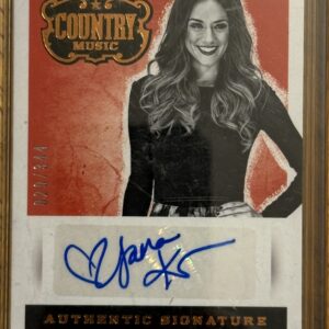 Jana Kramer Autographed Panini Country Music Authentic Signature 029/344