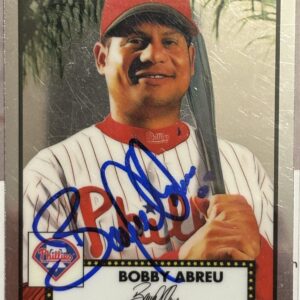 Bobby Abreu Autographed 2021 Topps Chrome