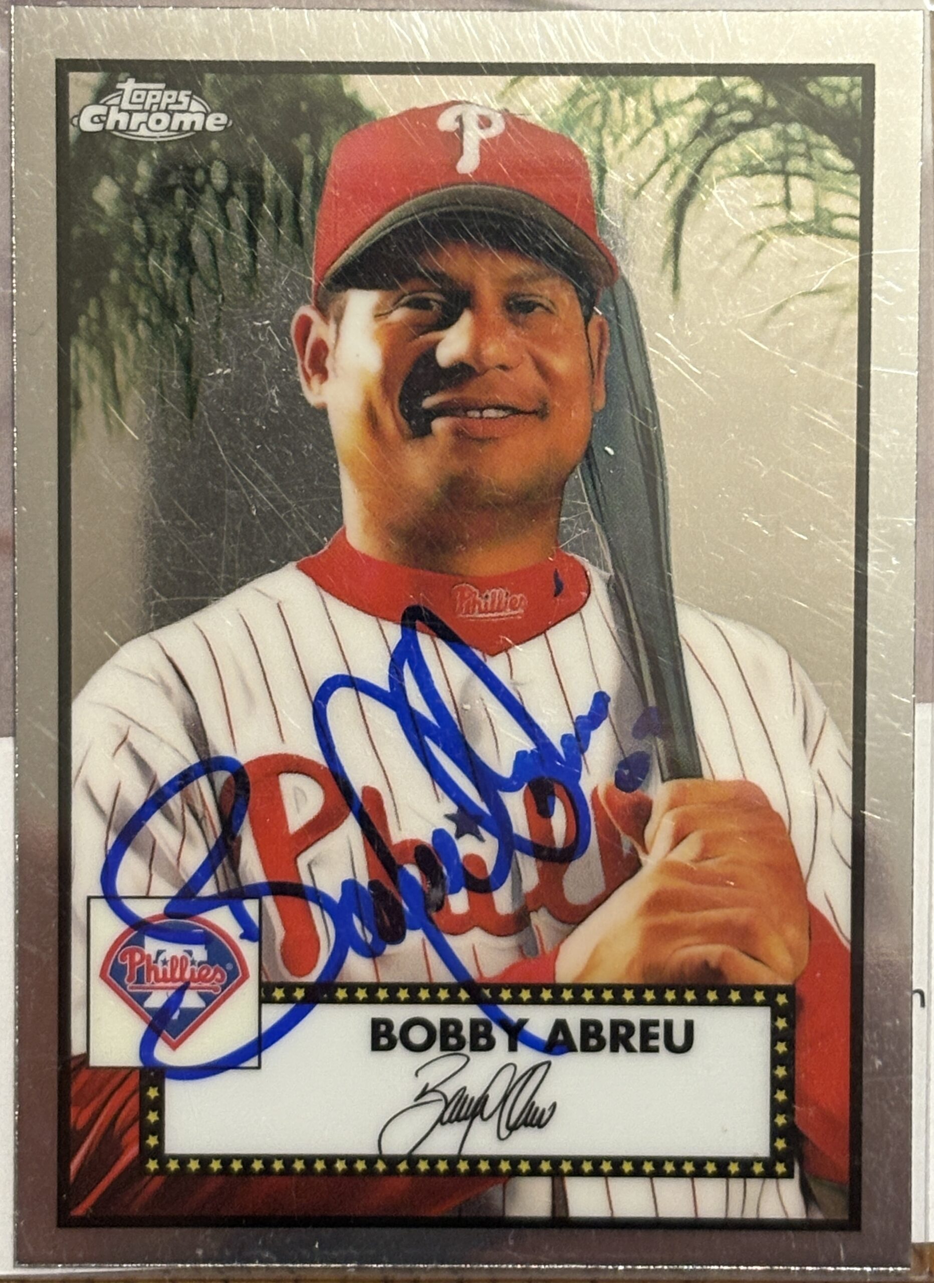 Bobby Abreu Autographed 2021 Topps Chrome