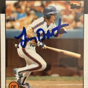 Lenny Dykstra Autographed 1986 Topps Rookie