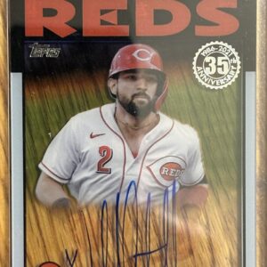Nick Castellanos Autographed 2021 Topps Clearly Authentic