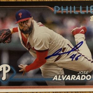 Jose Alvarado Autographed 2024 Topps Series 2