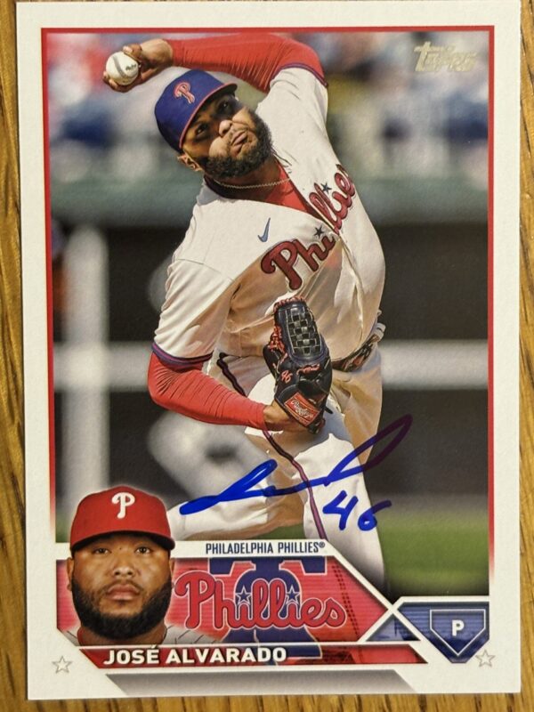 Jose Alvarado Autographed 2023 Topps Update