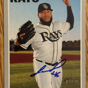 Jose Alvarado Autographed 2019 Topps Heritage