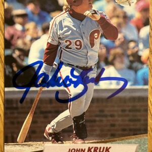 John Kruk Autographed 1992 Fleer Ultra