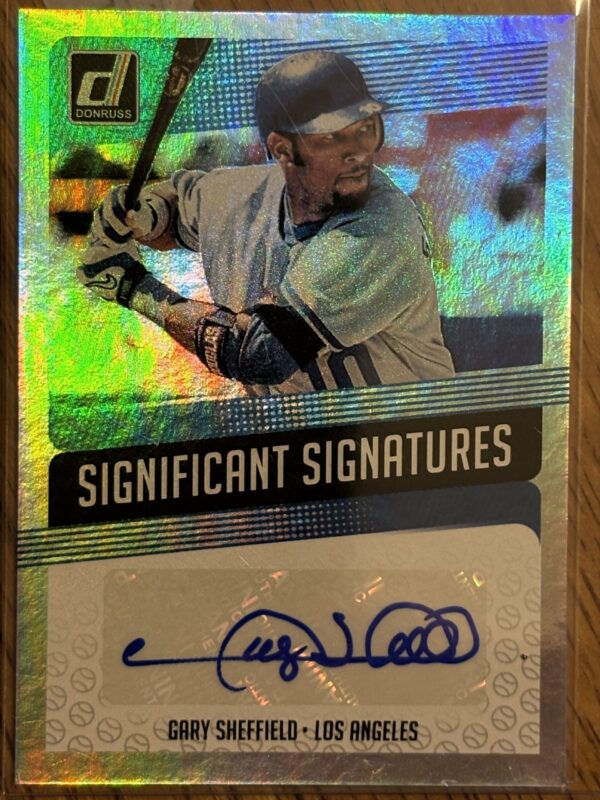 Gary Sheffield Autographed 2018 Donruss Significant Signatures