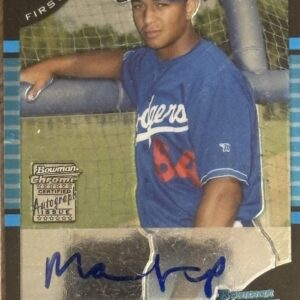 Matt Kemp Autographed 2005 Bowman Chrome First Year Card