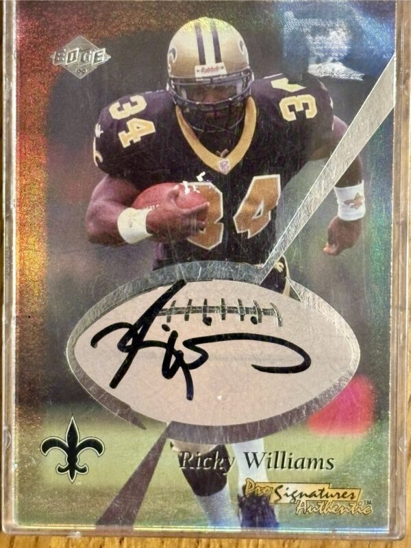 Ricky Williams Autographed 1999 Collector's Edge Pro Signatures 33/230