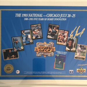 1993 Upper Deck "The National" Ken Griffey Jr Gold Signature 1752/2000