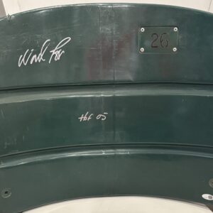 Wade Boggs Autographed Fenway Park #26 Stadium Seat Back with Inscription